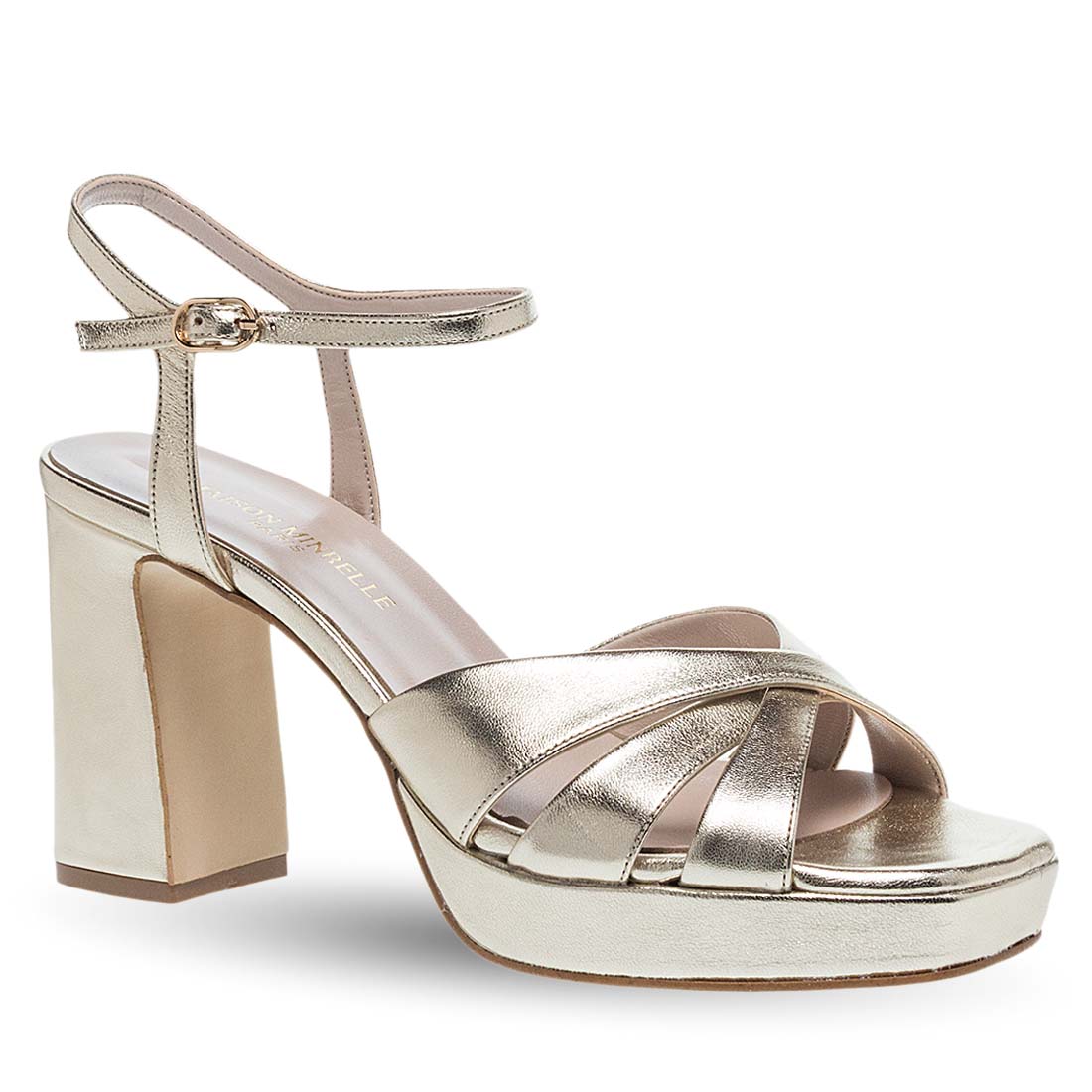 Γυναικεία Δερμάτινα Πέδιλα Maison Minrelle 11633414