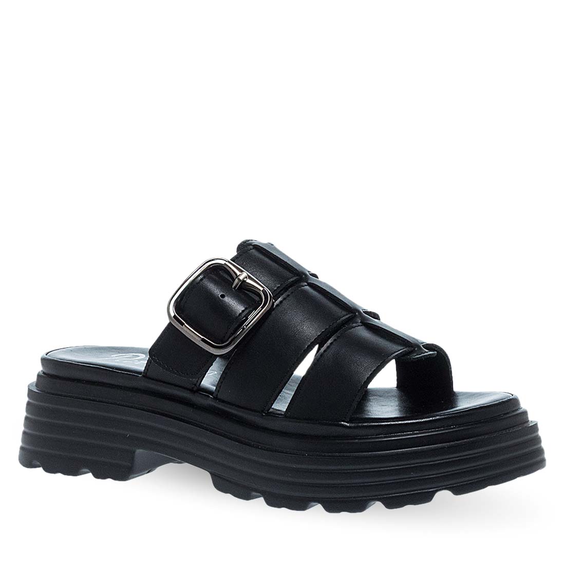 Γυναικεία Δερμάτινα Flatform Parex 12733017