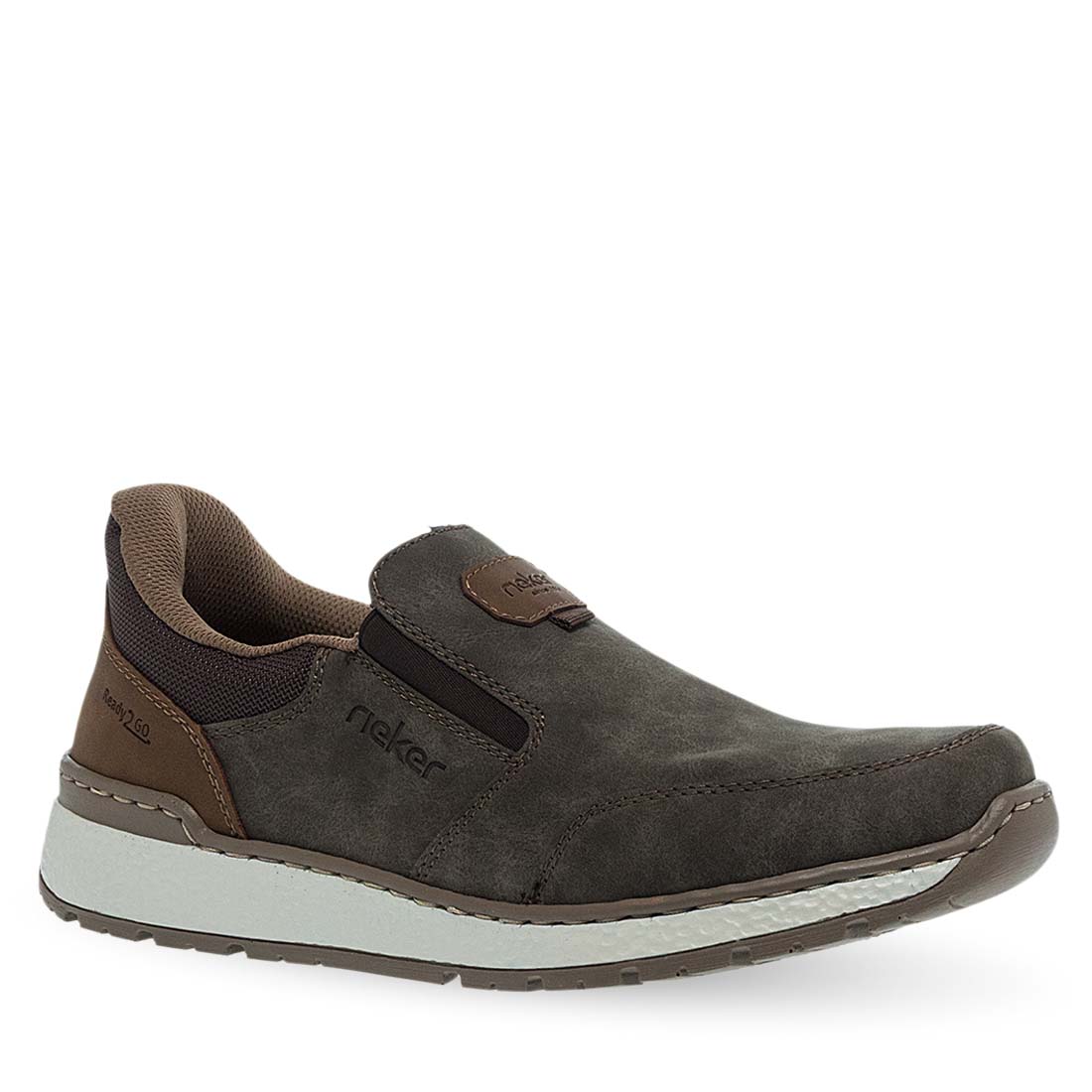 Ανδρικά Δερμάτινα Slip On Παπούτσια Rieker B9057-25