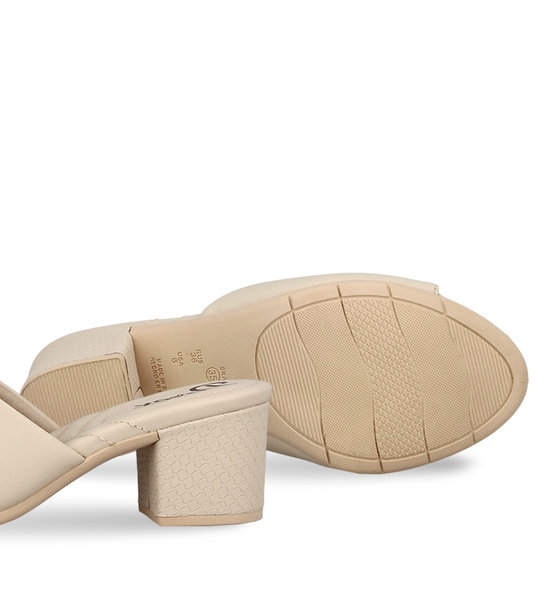 Γυναικεία Mule Με Τακούνι Parex 13027001