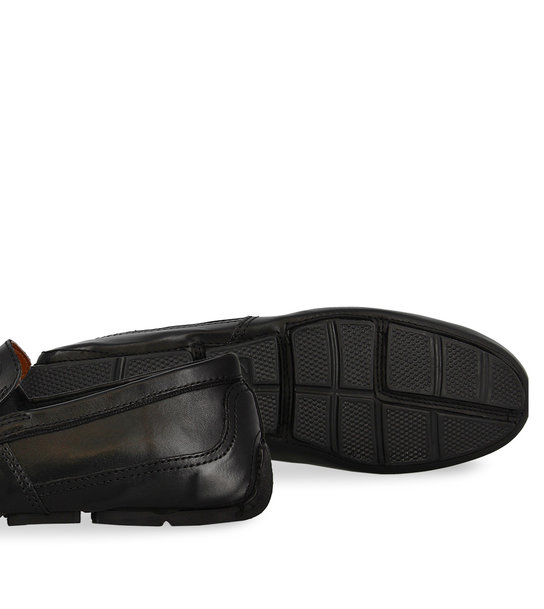 Mens Leather Moccasins Clarks Markman Plain 26158707_M 318