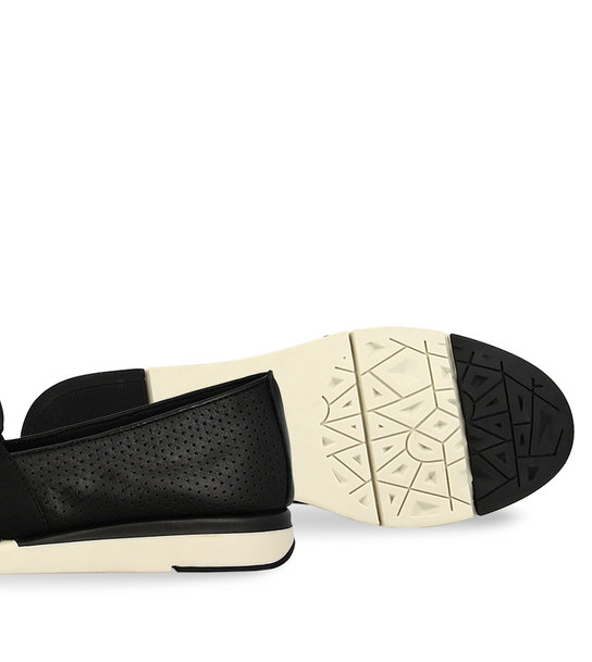Womens Slip On Shoes Leather Flex & Go Fast Action St1126