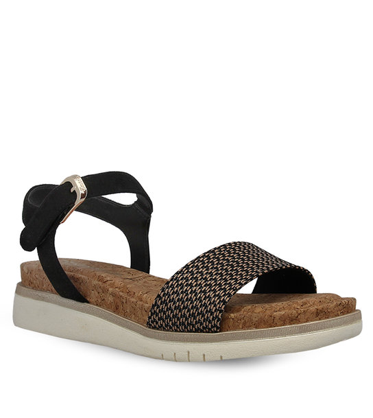 Women's Comfort Sandals Tamaris 1-1-28718-20 098 ΜΑΥΡΟ Parex - Main Image