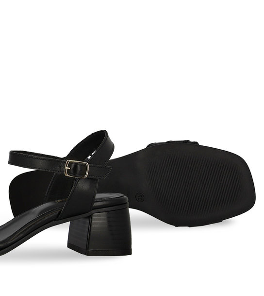 Γυναικεία Δερμάτινα Mε Τακούνι Πέδιλα Parex 11627155