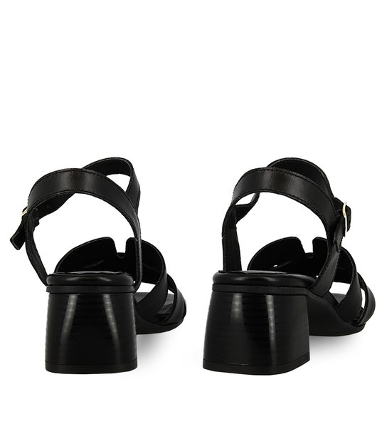 WomenS Leather Heeled Sandals Parex 11627154