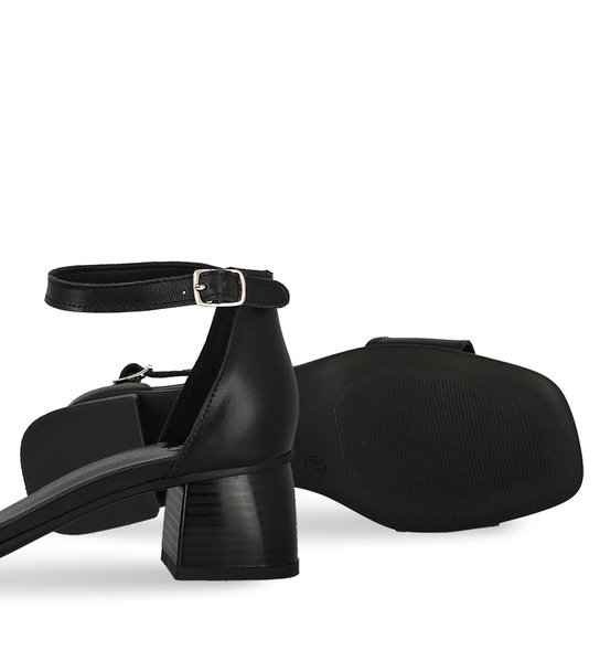 Γυναικεία Δερμάτινα Mε Τακούνι Πέδιλα Parex 11627157