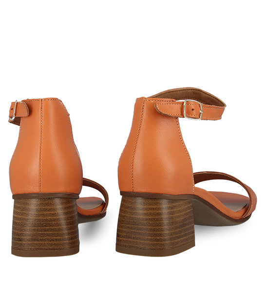Womens Leather Heeled Sandals Parex 11627157
