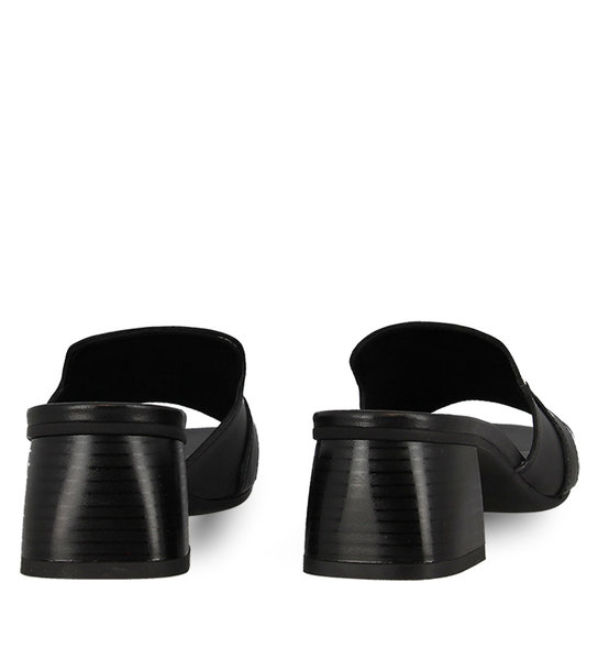 Γυναικεία Δερμάτινα Mule Με Τακούνι Parex 13027004