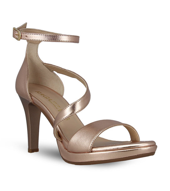 Women's Heeled Sandals Ragazza 0932 ΧΑΛΚΟΣ Parex