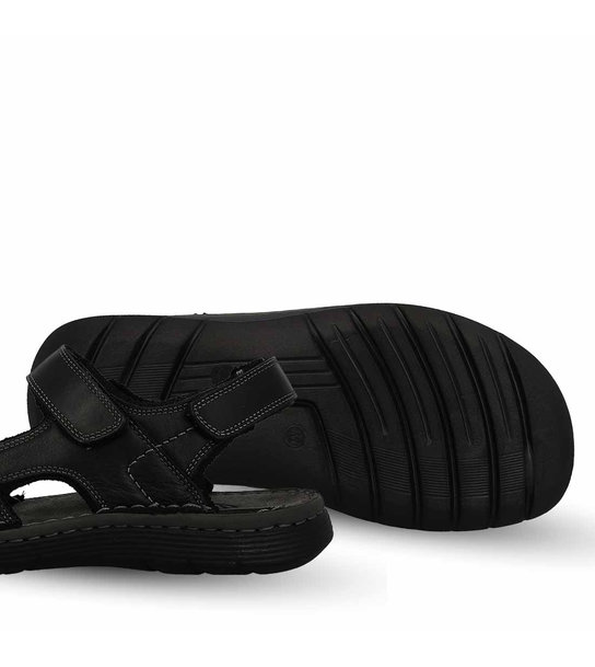 Mens Leather Comfort Sandals Parex 11627177