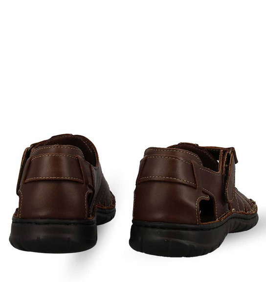 Mens Leather Comfort Sandals Parex 11627178