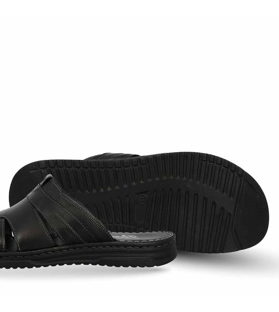 Mens Leather Comfort Mules Parex 12127061