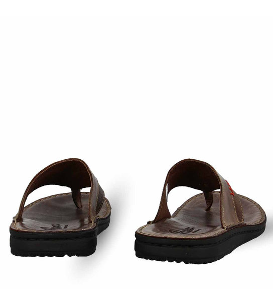 Mens Leather Comfort Sandals Parex 12227023