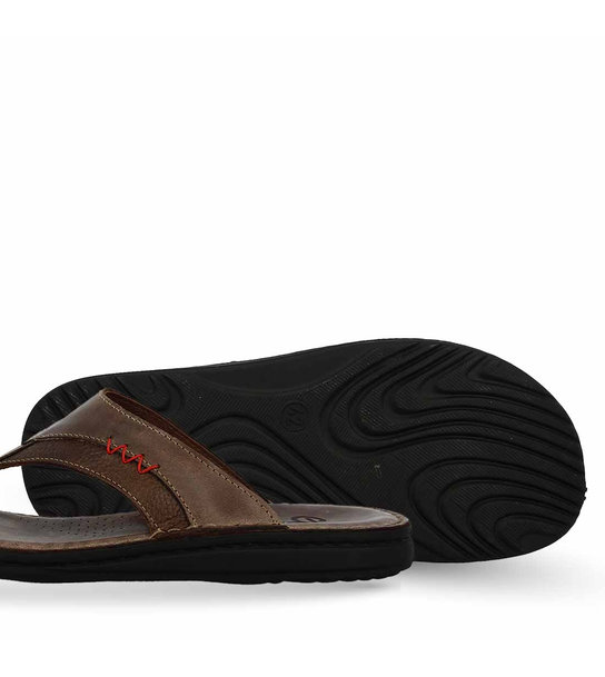 Mens Leather Comfort Sandals Parex 12227023