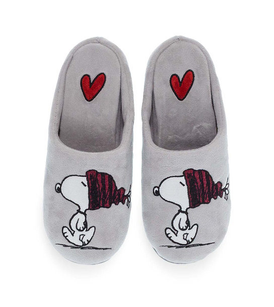 Women's House Slippers Peanuts 10128153 ΓΚΡΙ Parex