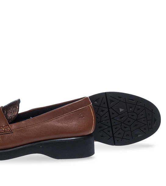 Womens Moccasins Leather Flex & Go 10528063