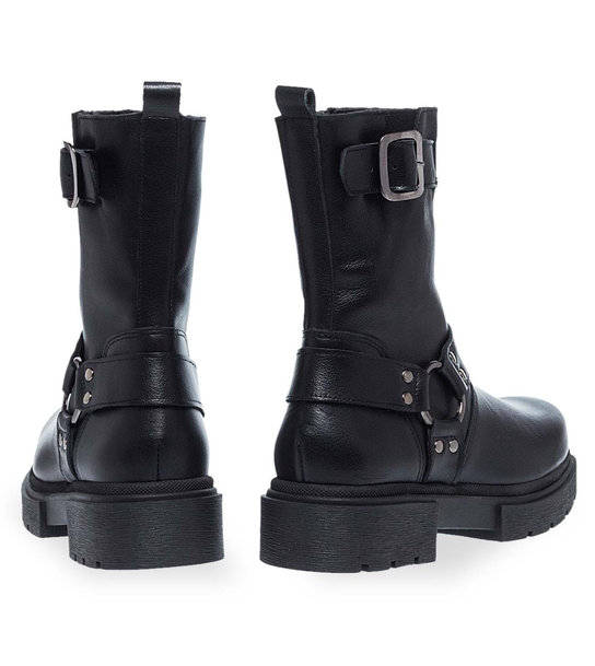 Womens Leather Ankle Boots Parex 10328057