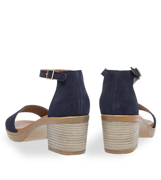 Womens Leather Heeled Sandals Parex 11623065