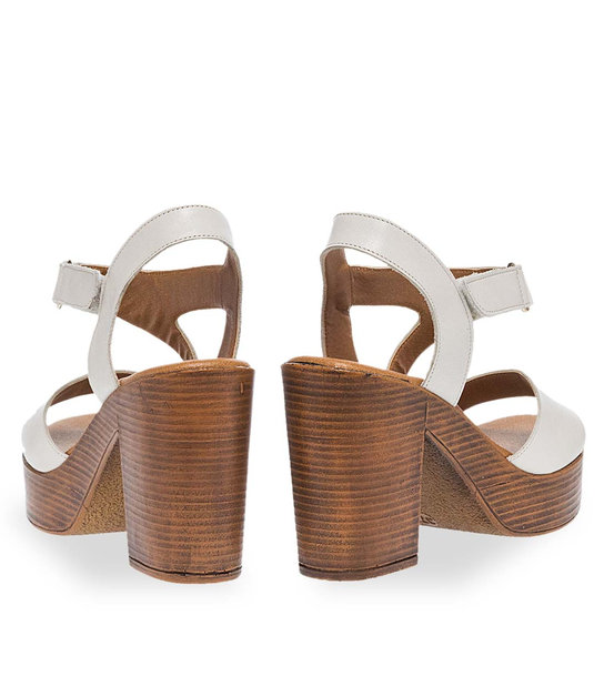 Womens Leather Heeled Sandals Parex 11625106