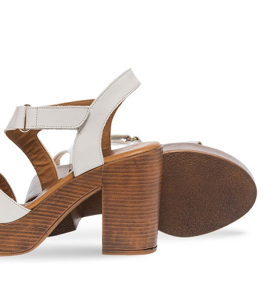 Womens Leather Heeled Sandals Parex 11625106