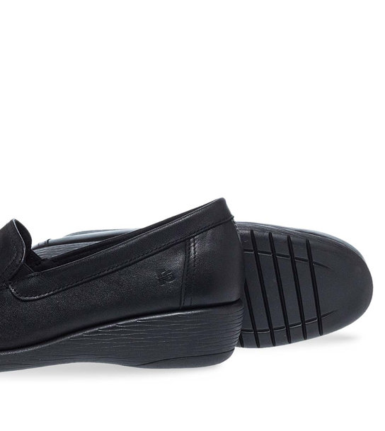 Γυναικεία Δερμάτινα Slip On Παπούτσια Flex & Go 12929005