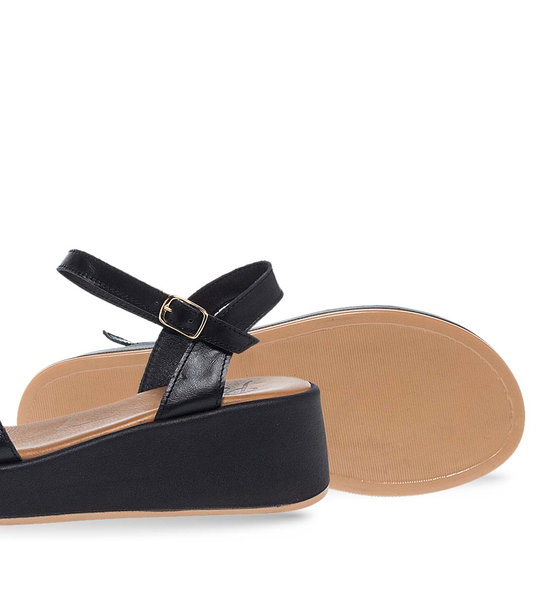 Γυναικεία Δερμάτινα Flatform Parex 12729014
