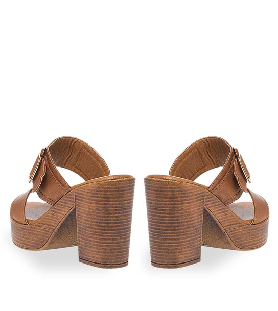 Womens Leather Mules Parex 13029014