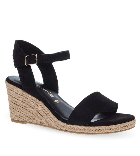 Sandalias y plataformas de cuña 28300-42 mujer naranja Tamaris