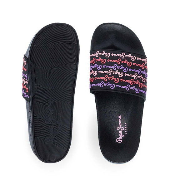 Womens Slides Pepe Jeans Pls70145 999