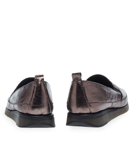 Γυναικεία Δερμάτινα Slip On Παπούτσια Flex & Go 12930016