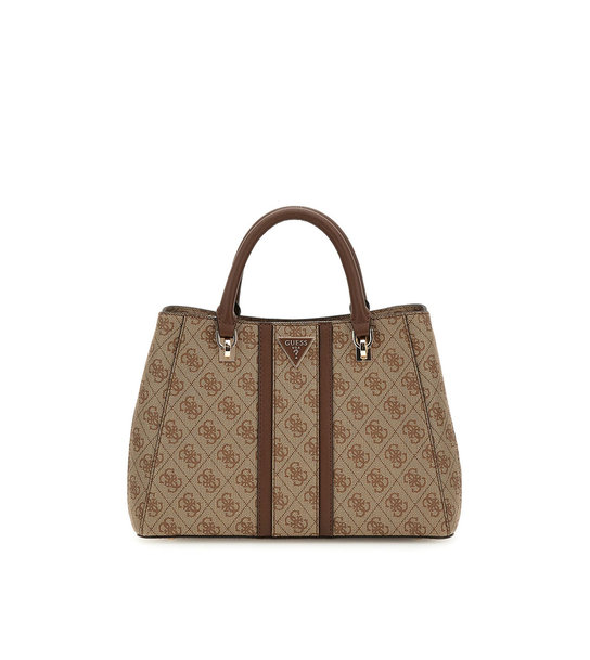Brown Guess Logo Tote Bag GUESS Shopper Bag Eco Brenton Tote Brown