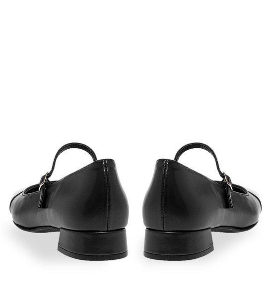 Womens Leather Mary Jane Shoes Maison Minrelle 13230003