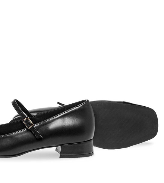 Womens Leather Mary Jane Shoes Maison Minrelle 13230003