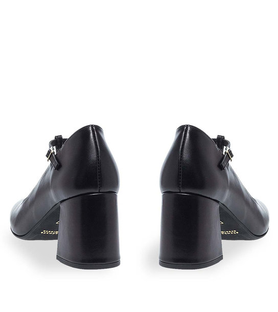 Womens Leather Mary Jane Shoes Maison Minrelle 13230007