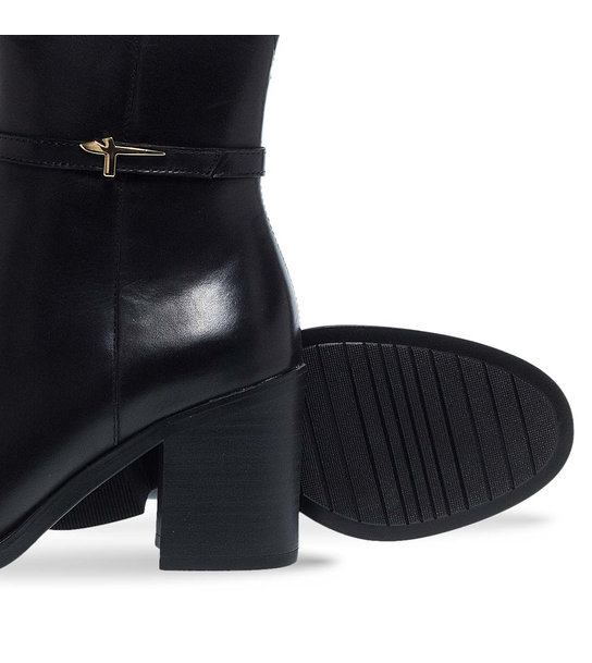 Γυναικεία Δερμάτινα Μποτάκια Tamaris 1-25319-43 001