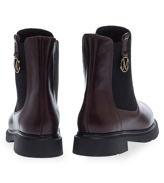 Womens Leather Ankle Boots Maison Minrelle 10330115