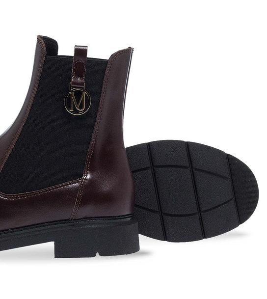 Womens Leather Ankle Boots Maison Minrelle 10330115