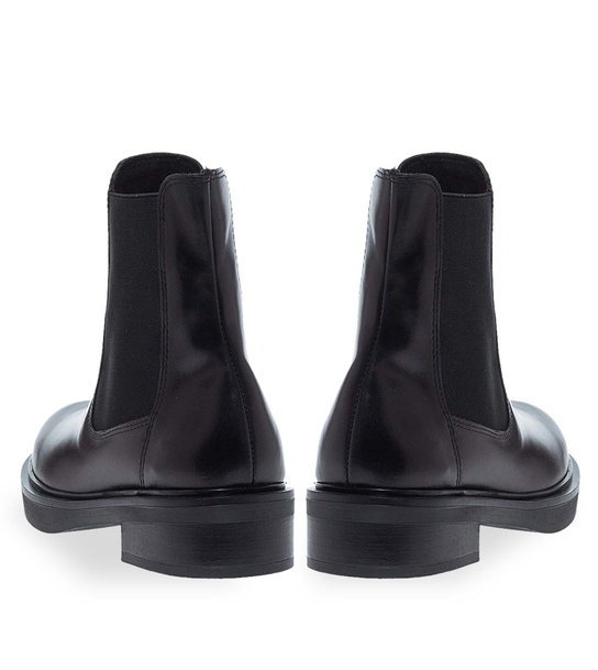 Womens Leather Ankle Boots Maison Minrelle 10330120