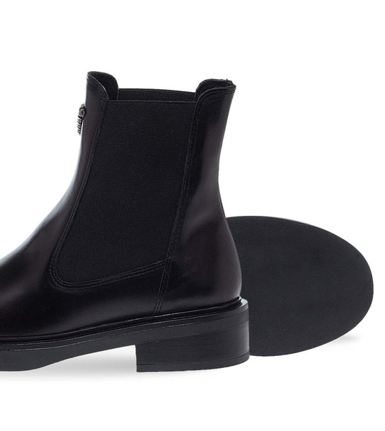 Womens Leather Ankle Boots Maison Minrelle 10330120