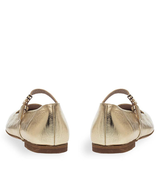 Womens Leather Mary Jane Shoes Maison Minrelle 13231001