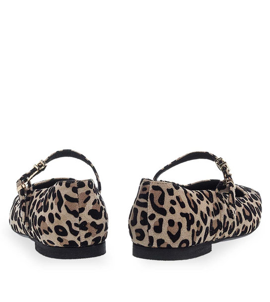 Womens Leather Mary Jane Shoes Maison Minrelle 13231001