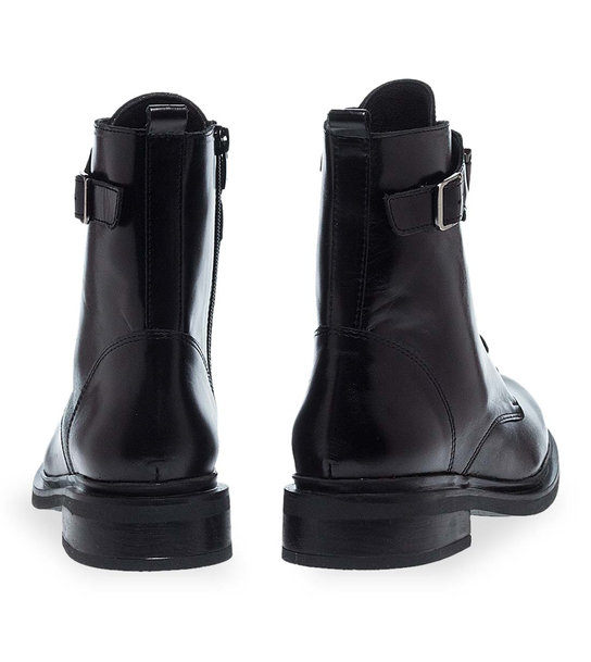 Womens Leather Ankle Boots Maison Minrelle 10330197