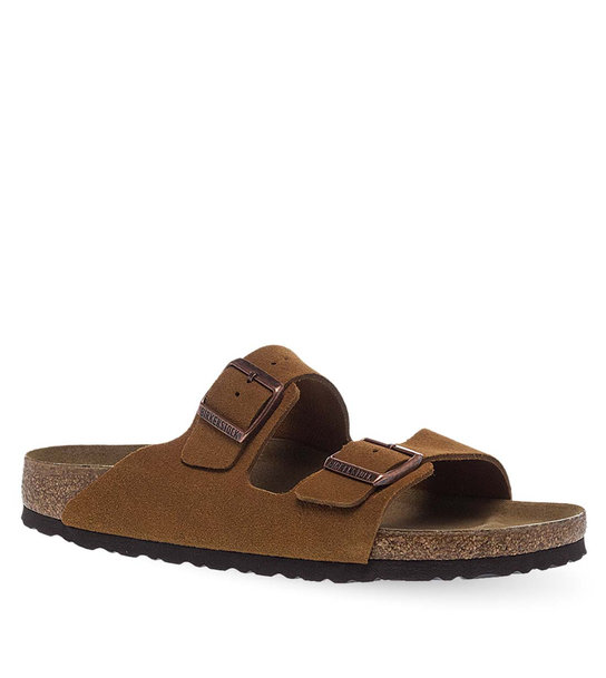サンダル BIRKENSTOCK Men Sandals Brown 1027162 Men's Leather Sandals Birkenstock Bk0Sh102716200354600