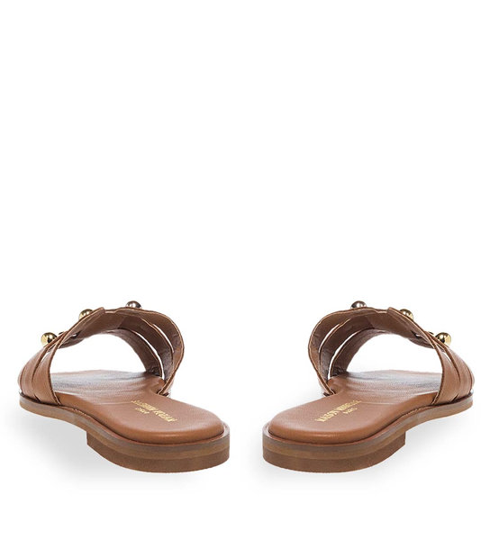 Women's Leather Sandals Maison Minrelle 11531084 - ΤΑΜΠΑ | Parex