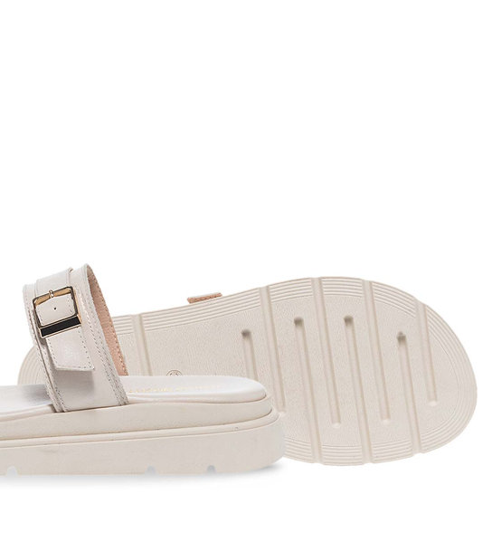 Womens Leather Sandals Maison Minrelle 11531095