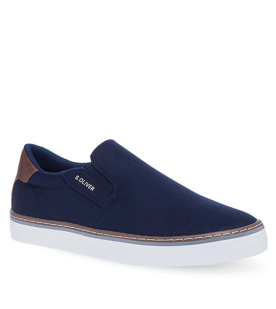 Μen's Slip On Shoes 5-14601-44 8A5 ΜΠΛΕ Parex