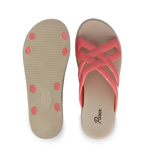 Womens Crossed Strap Slides Parex 11827138