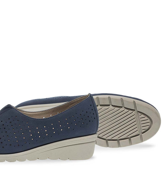 Womens Leather Slip On Shoes Parex 12931010