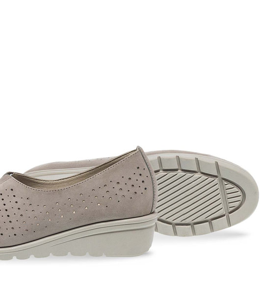 Womens Leather Slip On Shoes Parex 12931010