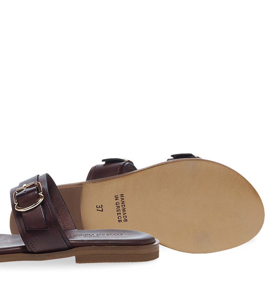 Womens Leather Sandals Maison Minrelle 11531091